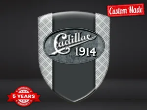 Cadillac Pegatinas Cúpula Epoxi Acabado Personalizado Etiquetas  ST